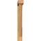 Ekena Millwork Traditional Block Smooth Bracket w/ Offset Brace, Western Red Cedar, 5 1/2"W x 38"D x 44"H BKT0604X38X44TRA05SWR - alternate 3